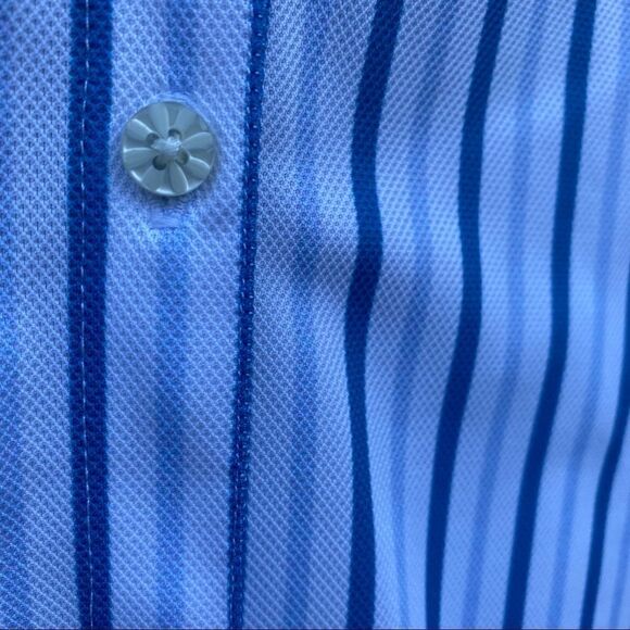 Buki Button Down Striped 3/4 Sleeve Blouse M NWT - Picture 8 of 15